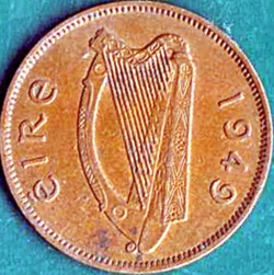 1/2 Penny 1949