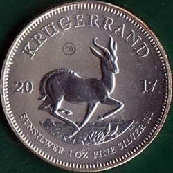 Silver Krugerrand 2017 - 50 Years of the Krugerrand.