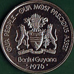Image #1 of 25 Cents 1976 FM - 10 Years of Independence.