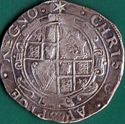 Image #2 of 1/2 Crown N.D. (1640) - Star mintmark