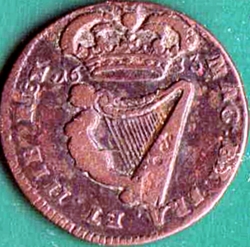 1/2 Penny 1683