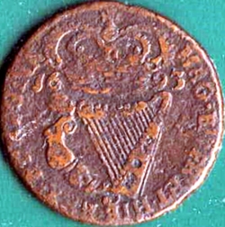 1/2 Penny 1693