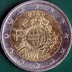 Image #1 of 2 Euros 2012 - 10 Years of Euro Cash.