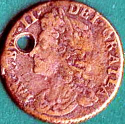 6 Pence 1689 - January