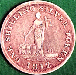Image #1 of 1 Shilling 1812 - Doncaster - Birkinshaw