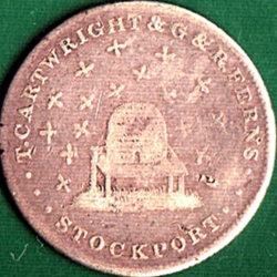 Image #2 of 1 Shilling 1812 - Stockport.