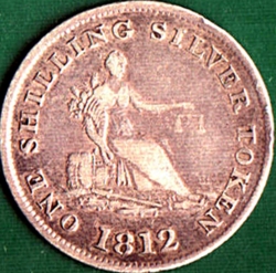Image #1 of 1 Shilling 1812 - Stockport.