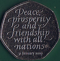 Image #2 of 50 Pence 2020 - Brexit.