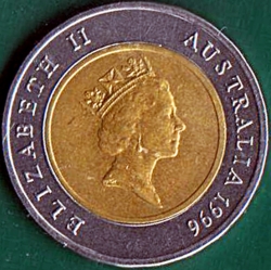Image #1 of 5 Dollars 1996 - Sir Donald Bradman