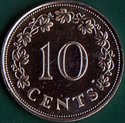 Image #2 of 10 Cents 1976 FM