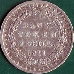 Image #2 of 3 Shillings 1811 - Bank Token