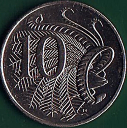 Image #2 of 10 Cents 2019 - Type II obverse.