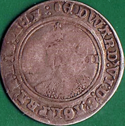 Image #1 of 1 Shilling N.D. (1551-53) - Tun mintmark.