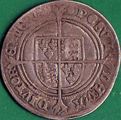 1 Shilling N.D. (1551-53) - Tun mintmark.