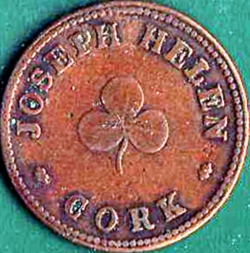 Image #1 of 1 Farthing ND - Cork - Joseph Helen (1847)