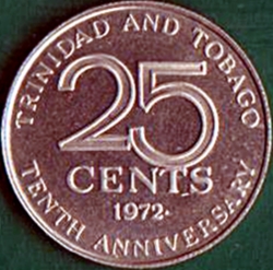 Image #2 of 25 Cents 1972 FM - 10 Years of Independence