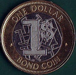 Image #2 of 1 Dollar 2017 - Bond Coin