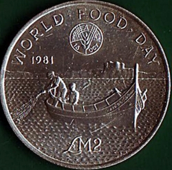 Image #2 of 2 Pounds 1981 - World Food Day.