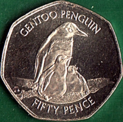 Image #2 of 50 Pence 2020 PM - Gentoo Penguin.