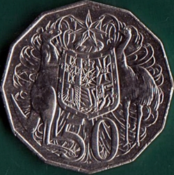 50 Cents 2019 - Type II obverse.
