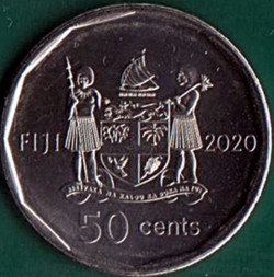 50 Cents 2020 - 50 Years of Independence.