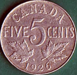 Image #2 of 5 Cents 1926