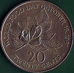 20 Cents 1981 - World Food Day.