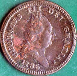 Image #1 of 1 Penny 1786
