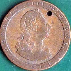 Image #1 of 1 Penny 1813