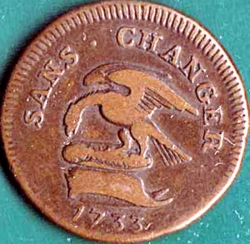 Image #1 of 1 Penny 1733