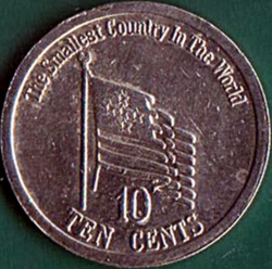 Image #2 of 10 Cents 1996 - Riviera Principality