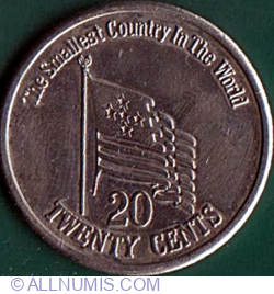 20 Cents 1996 - Riviera Principality