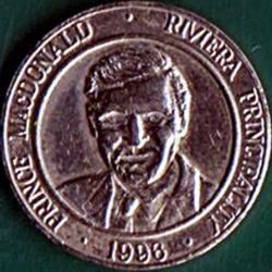 Image #1 of 5 Cents 1996 - Riviera Principality