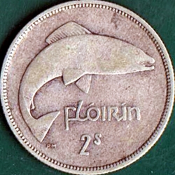 Image #2 of 1 Florin (2 Shillings) 1933