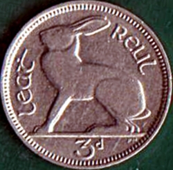 3 Pence 1928