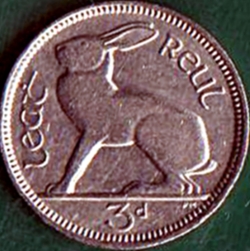 Image #2 of 3 Pence 1935