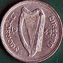 Image #1 of 3 Pence 1935