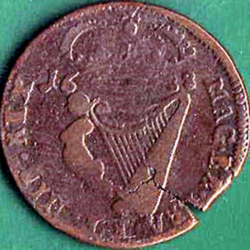 1/2 Penny 1688