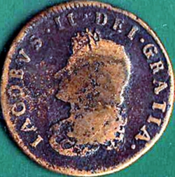 1/2 Penny 1691 - Siege of Limerick - Gun Money
