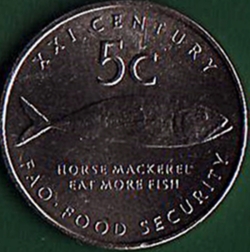 Image #2 of 5 Cents 2000 - F.A.O. & Millennium.
