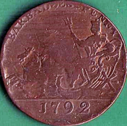Image #2 of 1 Penny 1792