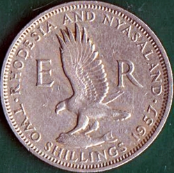 2 Shillings 1957