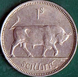 Image #2 of 1 Shilling 1954