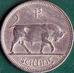 Image #2 of 1 Shilling 1964