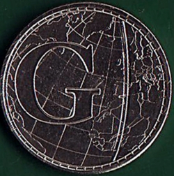 Image #2 of 10 Pence 2018 - Letter G - Greenwich Mean Time.