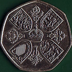 50 Pence 2022 - Charles al III-lea - Life and legacy of the Queen