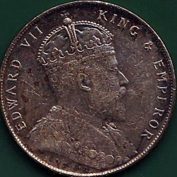 1 Dollar 1907 H - King Edward VII.