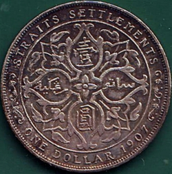 Image #2 of 1 Dollar 1907 H - King Edward VII.