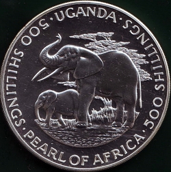 Image #2 of 500 Shillings 1981 - Dr. Milton Obote.