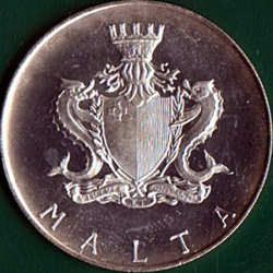 1 Pound 1973 - Sir Temi Zammit.